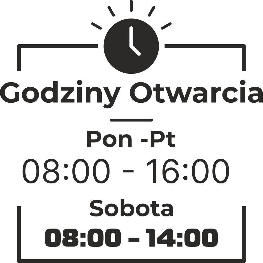 Naklejka godziny otwarcia